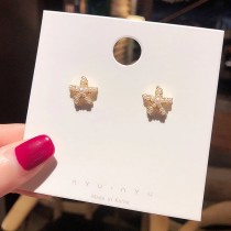 Wholesale 925 Silvers Pin Starfish Stud Earrings Eardrops Drop Shipping Gift