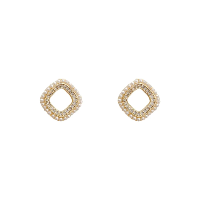 Wholesale Sterling Silvers Pin Pearl Earrings Female Women Stud Earrings Drop Shipping Gift