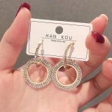Wholesale Sterling Silvers Pin New Earrings Hoop Ear Studs Earrings For Women Drop Shipping Gift