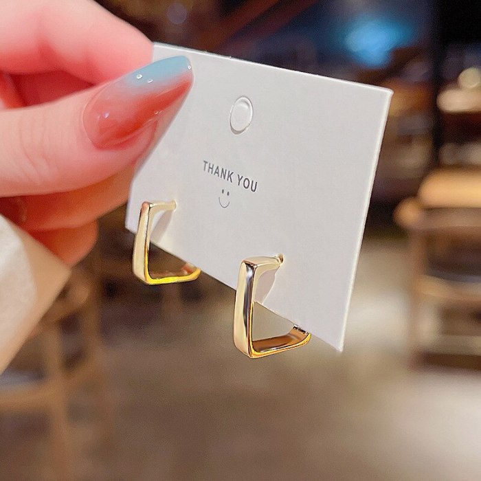 Wholesale New Metal Stud Earrings for Women Drop Shipping Women Gift