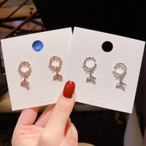 Wholesale 925 Silvers Pin Fishtail Earrings Female Women Stud Earrings Dropshipping Gift