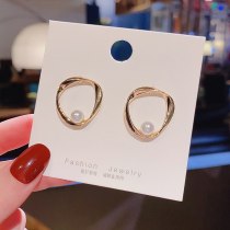 Wholesale 925 Silvers Pin Pearl Eardrop Earring Stud Earrings Dropshipping Gift