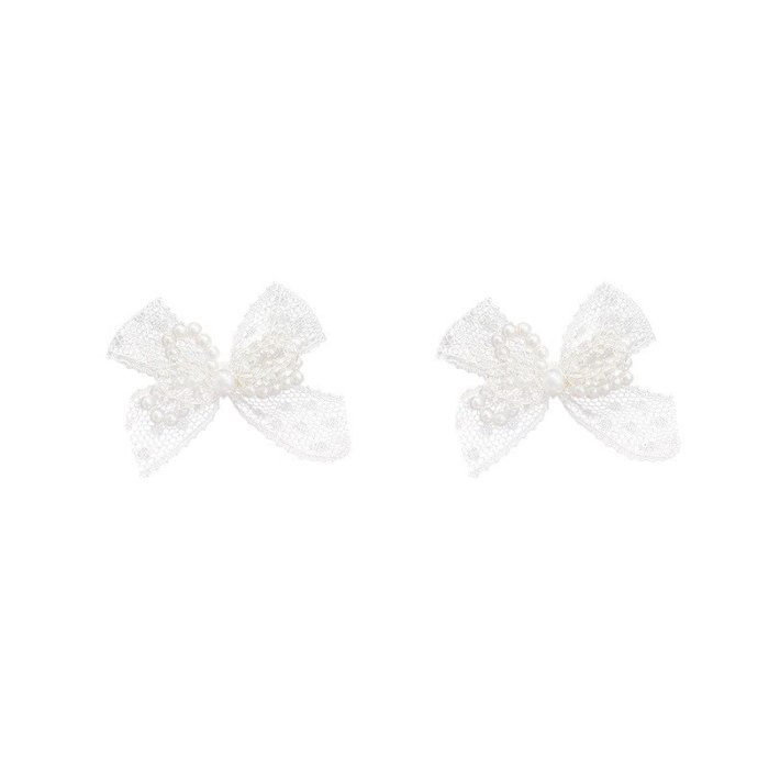 Wholesale Sterling Silvers Pin Bow Earrings Female Women Stud Earrings Dropshipping Gift