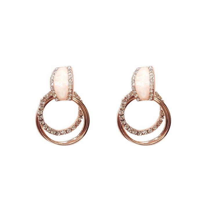 Wholesale 925 Silvers Pin Earrings Circle Earrings Stud Earrings Dropshipping Gift