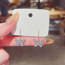 Wholesale 925 Silvers Pin Butterfly Earrings Stud Earrings Dropshipping Gift