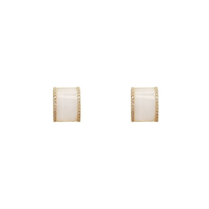 Wholesale Geometric Earrings for Women 925 Silvers Stud Earrings Dropshipping Gift