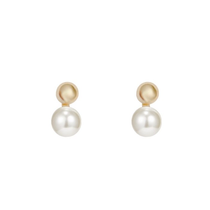 Wholesale New Pearl Stud Earrings for Women Sterling Silvers Pin Earrings Dropshipping Gift