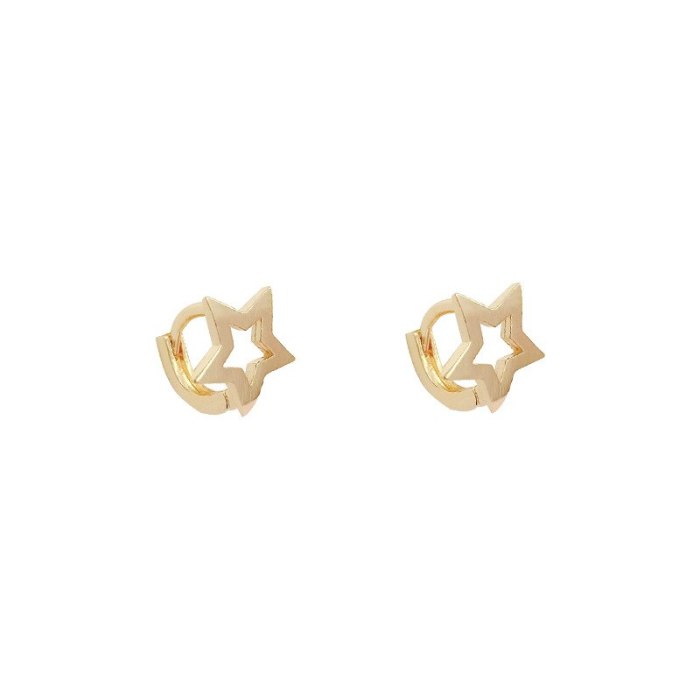 Drop Shipping Sterling Silvers Post XINGX Ear Clip Earrings Female Women Girl Lady Stud Earrings Gift  Jewelry