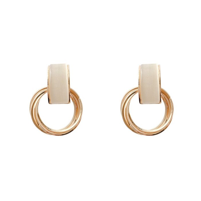 Drop Shipping Sterling Silvers Post Opal Earrings Female Women Girl Lady Stud Earrings Gift  Jewelry