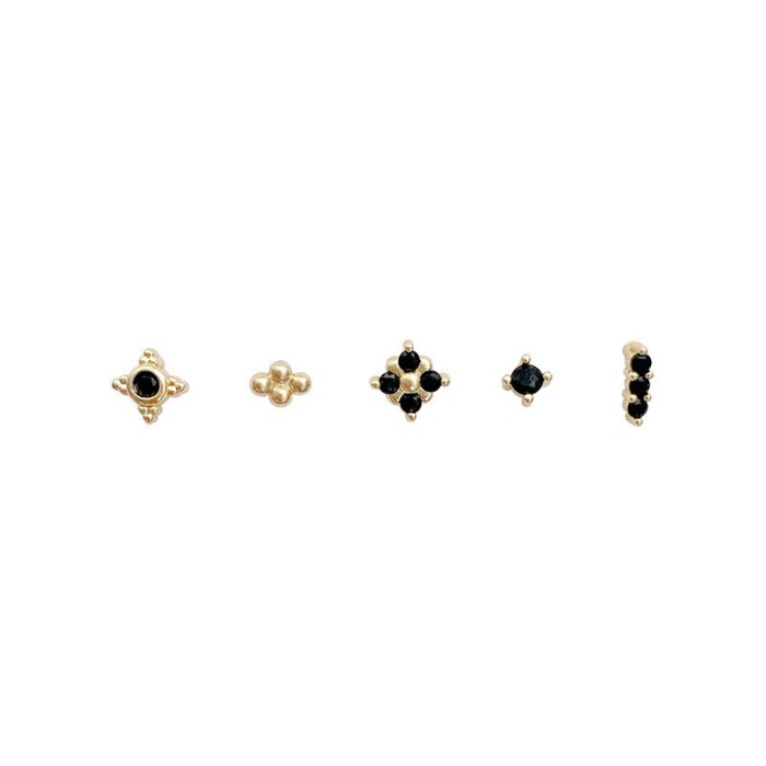 Drop Shipping Sterling Silvers Post Zircon Stud Earrings For Women Gift  Jewelry