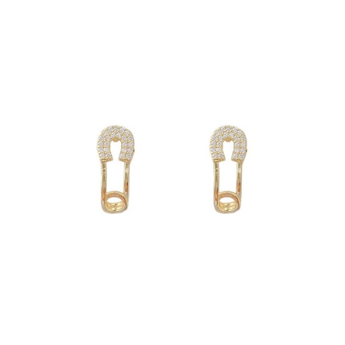 Drop Shipping Sterling Silvers Post Zircon Pin Studs Earrings Gift  Jewelry