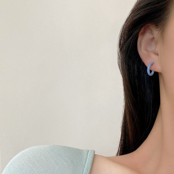 Drop Shipping Sterling Silvers Post Eardrop Earring Female Women Girl Lady New Studs Earrings Gift  Jewelry