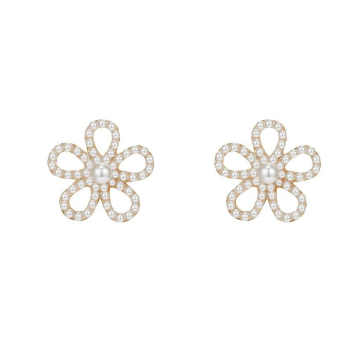 Drop Shipping Sterling Silvers Post Pearl Plum Stud Earrings Gift  Jewelry