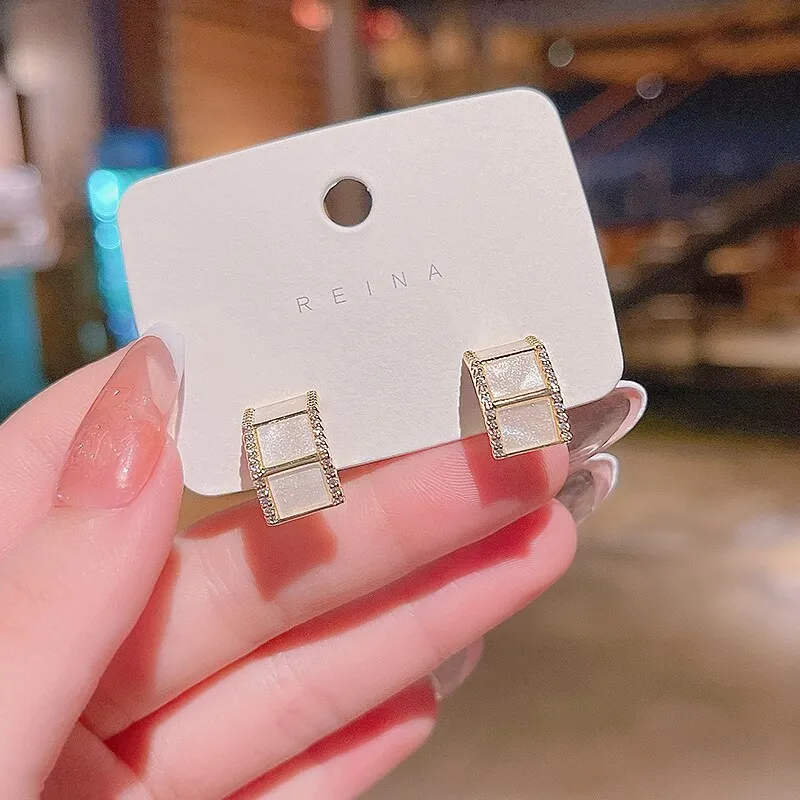 Drop Shipping New Geometric Ear Studs Earrings For Women Gift  Jewelry