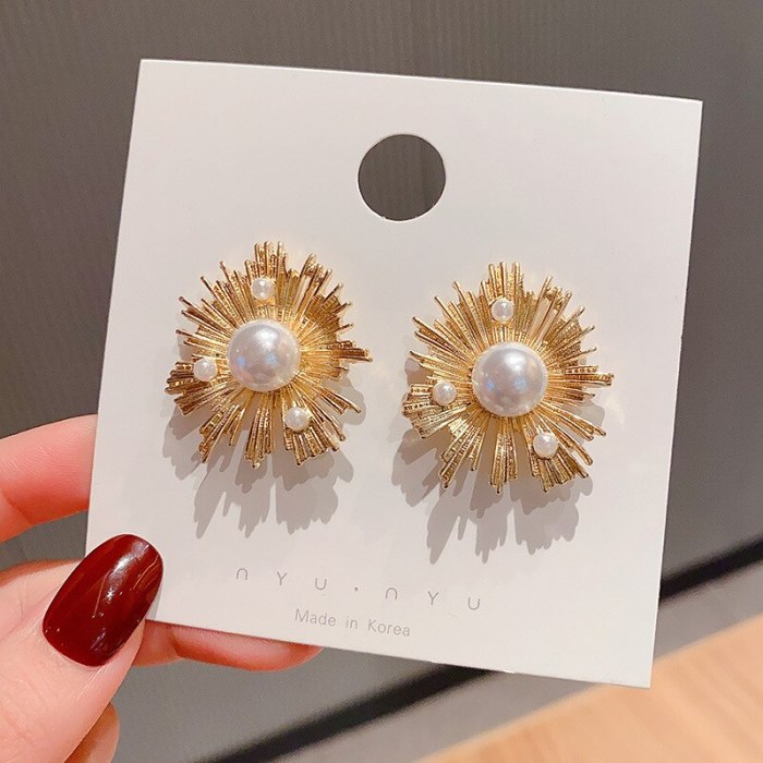Drop Shipping 925 Silvers Post Pearl Earrings Eardrops Ear Studs Earrings Gift  Jewelry