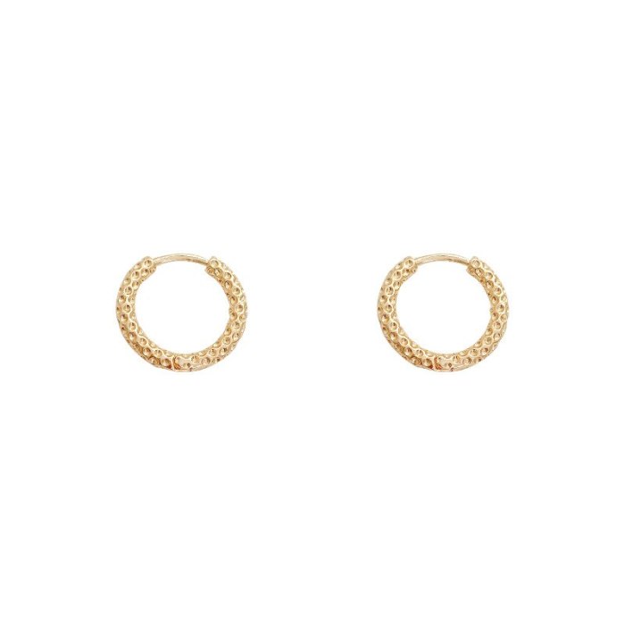 Drop Shipping Sterling Silvers Post Gold And Silvers Eardrop Earring Female Women Girl Lady Stud Earrings Gift  Jewelry