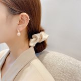 Pink Pearl Earrings For Women 925 Silver Stud Earrings