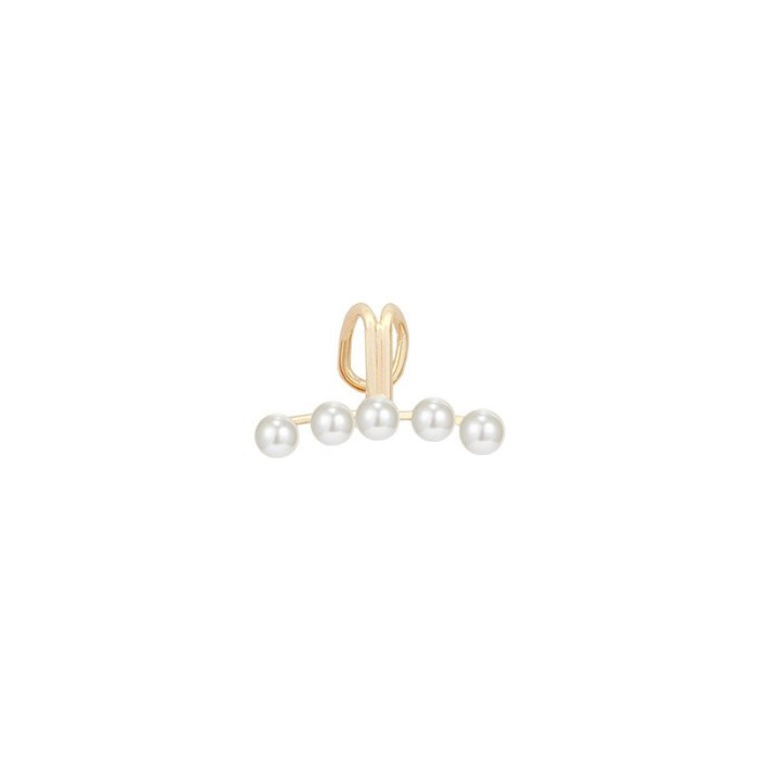 Wholesale New Pearls Non-Piercing Ear Hanging Earrings Female Women Stud Earrings  Dropshipping Jewelry Gift