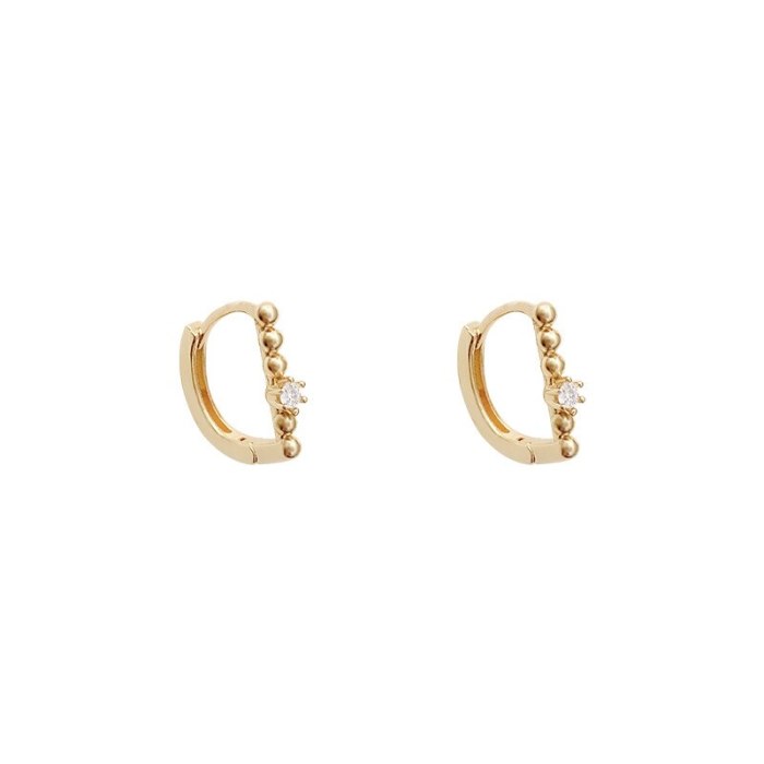 Wholesale New Pearl Zircon Women Stud Earrings Dropshipping Jewelry Women Fashion Gift