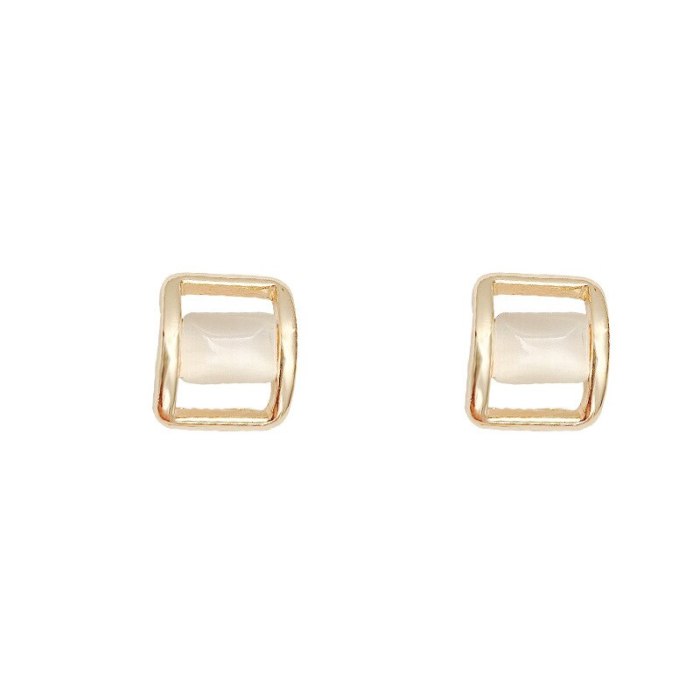 Wholesale New Opal Earrings Women's Sterling Silver Post Earrings Dropshipping Jewelry Women Fashion Gift