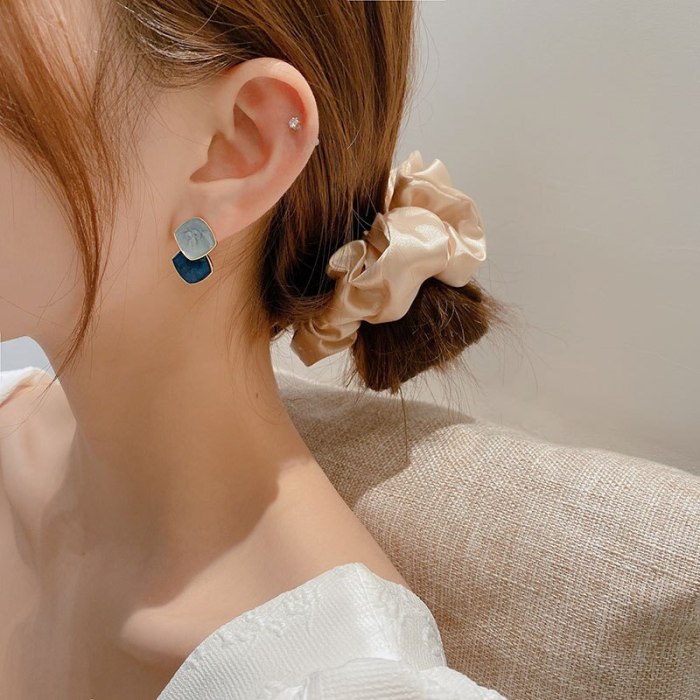 Wholesale Sterling Silver Post Earrings For Women Dripping Stud Earrings Eardrop Earring Dropshipping Jewelry Women Fashion Gift