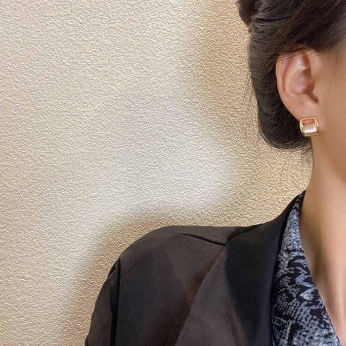 Wholesale New Opal Earrings Women's Sterling Silver Post Earrings Dropshipping Jewelry Women Fashion Gift