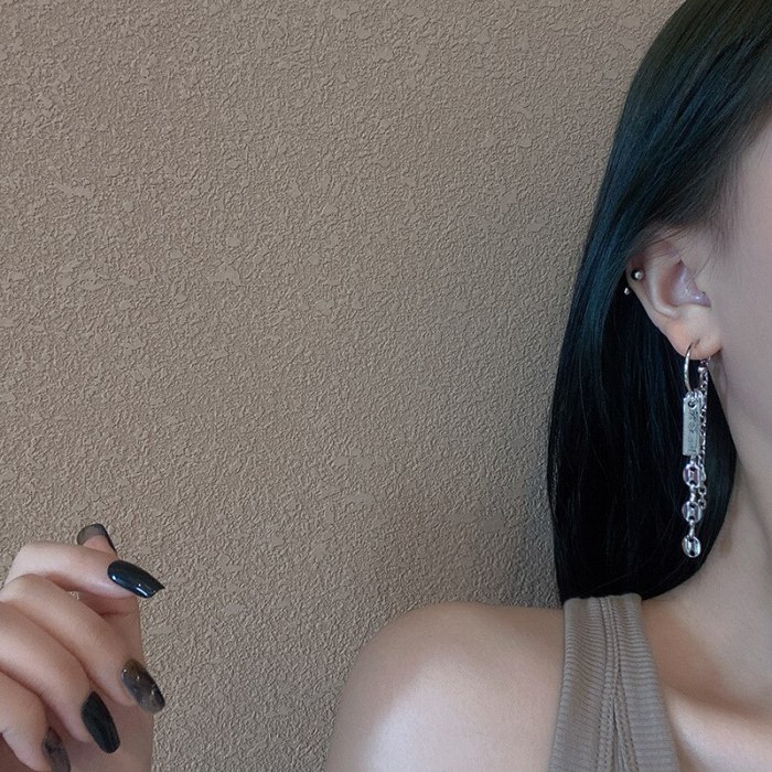 Wholesale New Asymmetric Chain Women Earrings Dropshipping Jewelry Women Fashion Gift