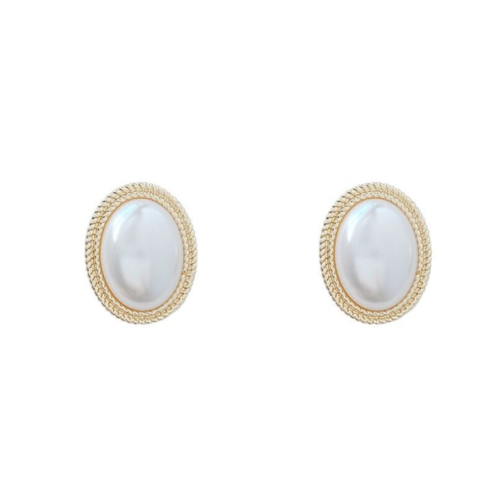 Wholesale S925 Silver Pearl Stud Earrings New Earrings Dropshipping Jewelry Women Fashion Gift