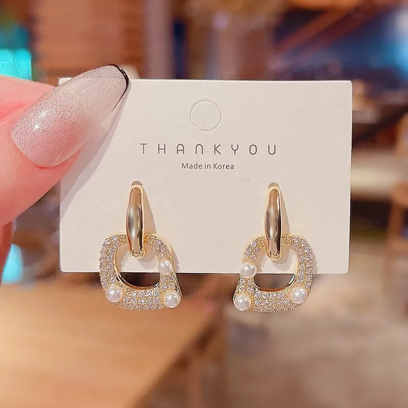 Wholesale Earrings S925 Silver Studs Earrings Dropshipping Jewelry Women Fashion Gift