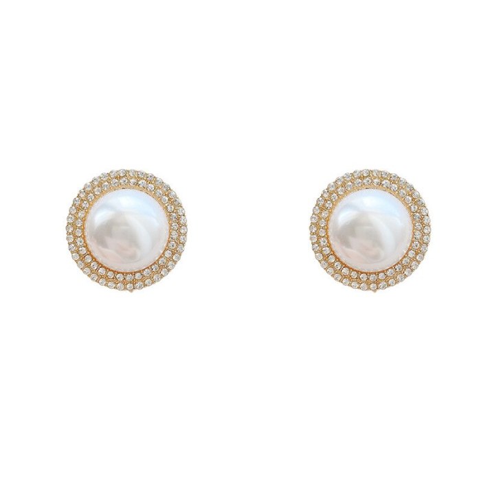Wholesale 925 Silver Stud Earrings Pearl Earrings For Women New Earrings Dropshipping Jewelry Women Fashion Gift