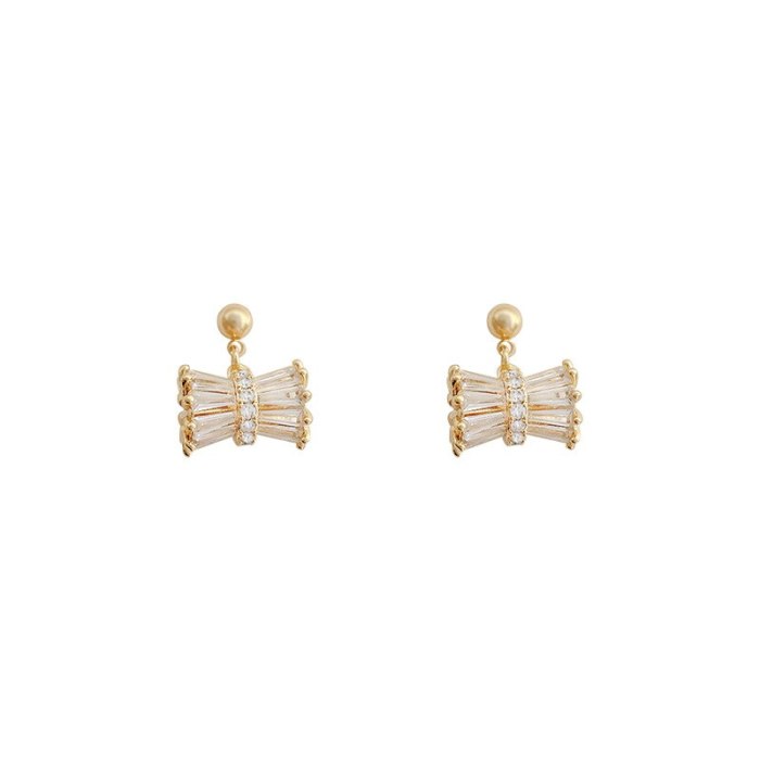 Wholesale Sterling Silver Post Lollipop Zircon Women Stud Earrings Dropshipping Jewelry Women Fashion Gift