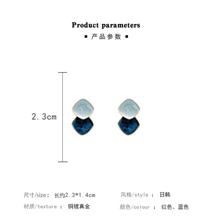 Wholesale Sterling Silver Post Earrings For Women Dripping Stud Earrings Eardrop Earring Dropshipping Jewelry Women Fashion Gift