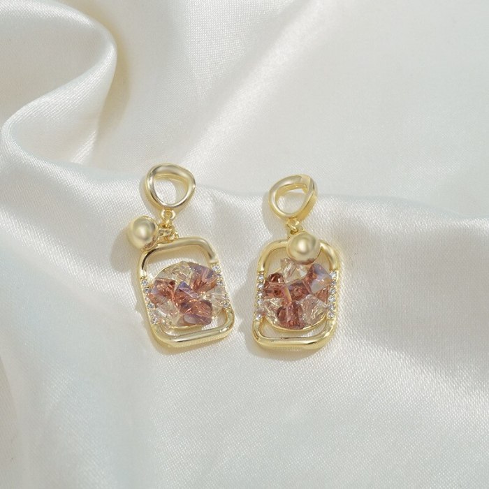 Wholesale Earrings Sterling Silver Post Zircon Earrings Stud For Women Jewelry Women Gift
