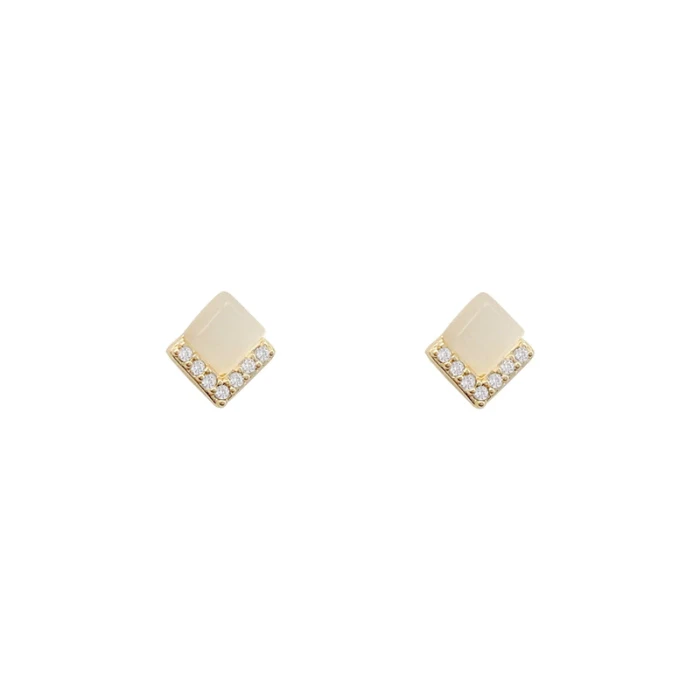 Wholesale Sterling Silver Post Opal Women Stud Earrings Jewelry Women Gift