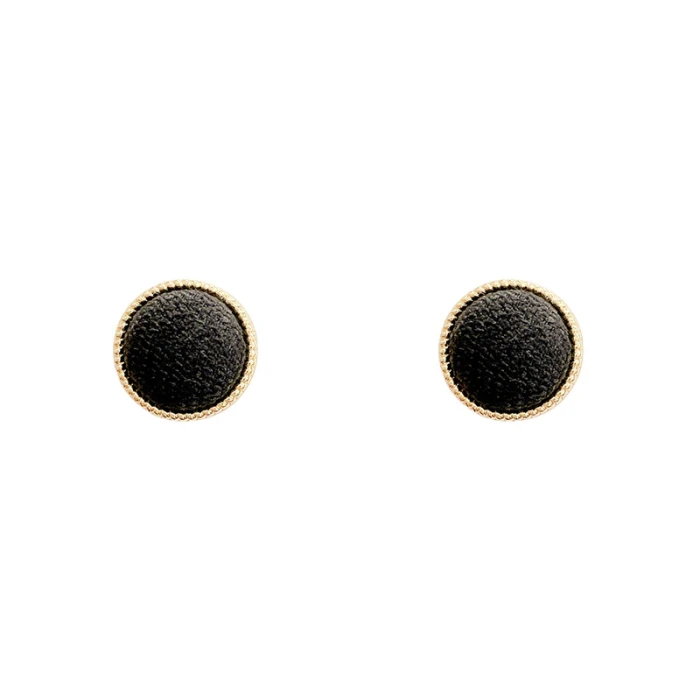 Wholesale Fashion Round Button Stud Earrings Jewelry Women Gift