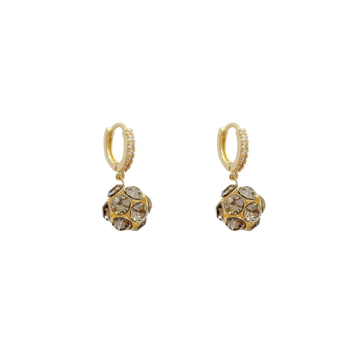 Wholesale Sterling Silver Post Ball Ear Clip Women Stud Earrings Jewelry Women Gift