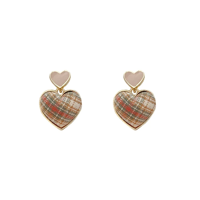 Wholesale Sterling Silver Post Love Heart Women Stud Earrings Jewelry Women Gift