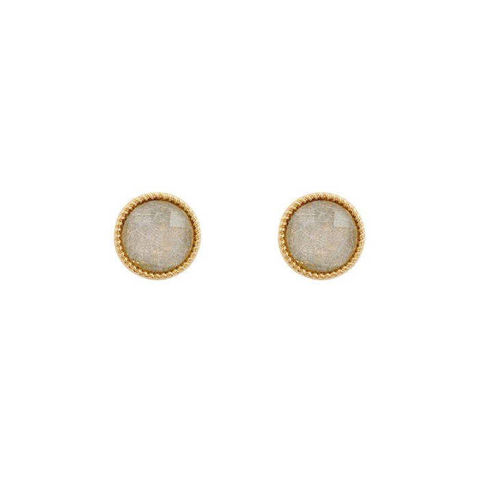 Wholesale Sterling Silver Post New Circle Stud Earrings For Women Earrings Jewelry Women Gift
