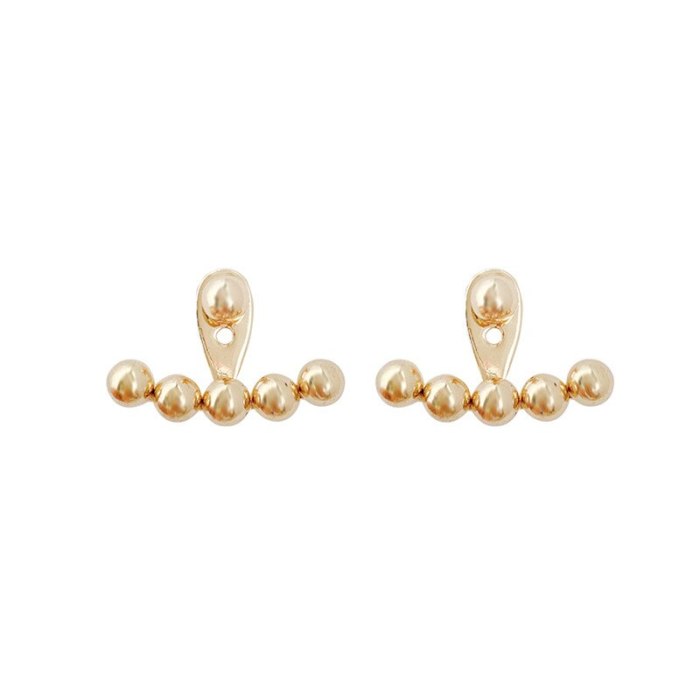 Wholesale Sterling Silver Post Earrings For Women Bean-Shaped Stud Earrings Jewelry Women Gift