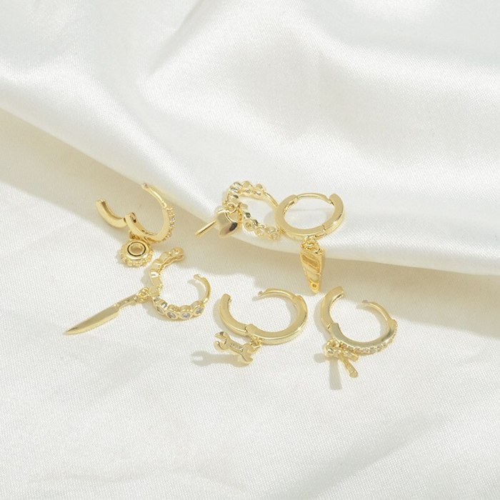 Wholesale Eardrops Earrings Ear Clips Earrings Dropshipping Jewelry