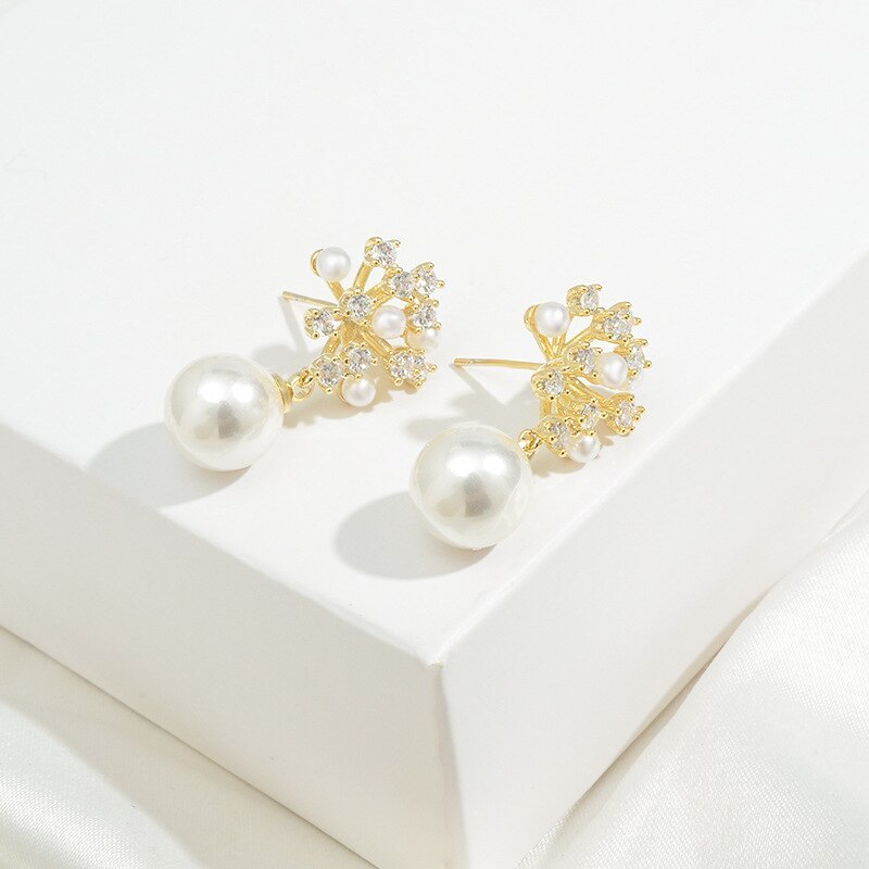 Wholesale Pearl Fashion Earrings Dropshipping Jewelry