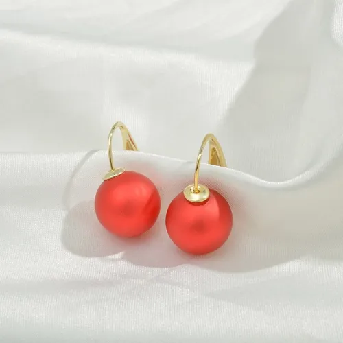 Wholesale Earrings S925 Silver Pearl Stud Fashion Earrings Dropshipping Jewelry