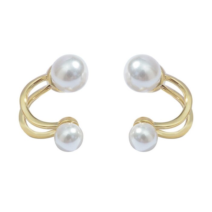 Wholesale S925 Silver Pearl Stud Fashion Earrings Dropshipping Jewelry
