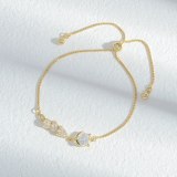 Wholesale Zircon Fox Pull Bracelet Women's Jewelry Dropshipping Jewelry