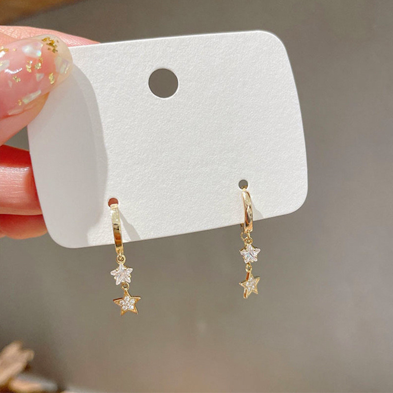 Wholesale Zircon Fashion Women 'S Earrings Student Ear Clip Jewelry Gift