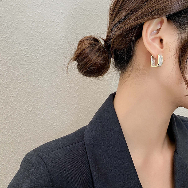 Wholesale New Fashion Zircon Earrings Ear Clip Jewelry Gift