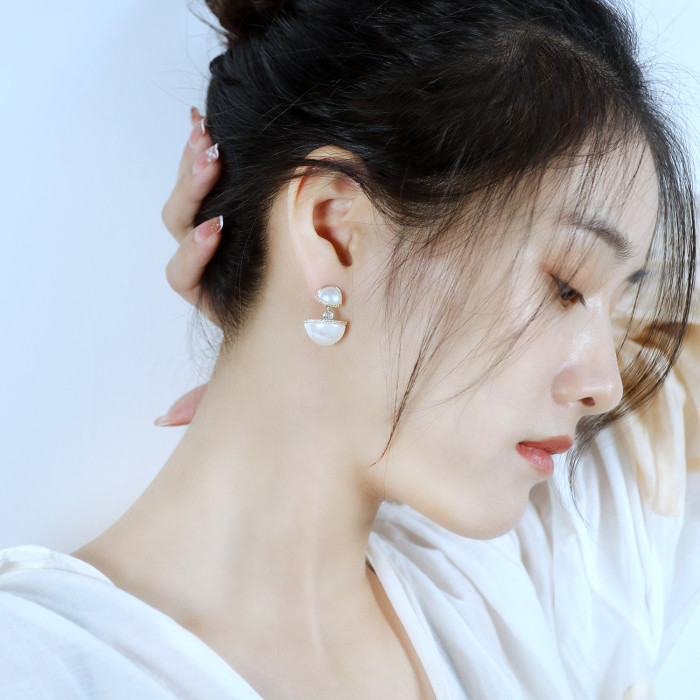 Wholesale Fashion Pearl Jewelry Clip on Earrings Women
