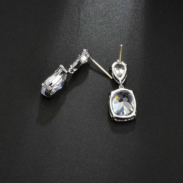 Wholesale Sterling Silver Needle Zircon Ear Studs Earringss 1152