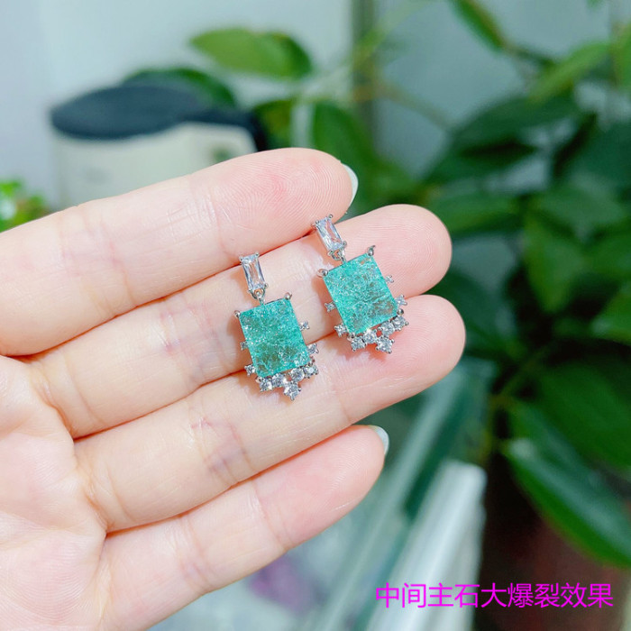 Stud Earrings 2021 Trend Wholesale Fashion Women Trendy Zircon Simple Brand Cute Luxury Promotion Unique Gift Korean Jewelry