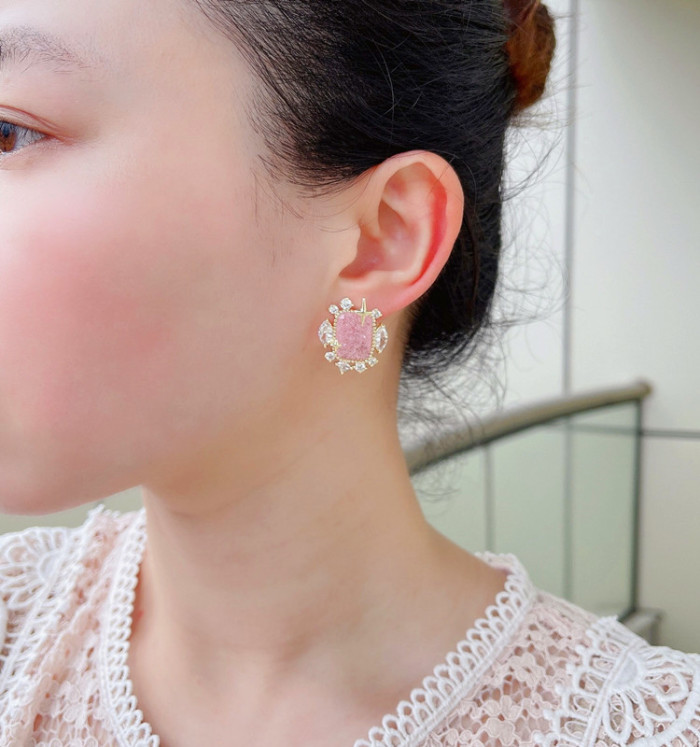 S925 Sterling Silver Stud Earrings for Women Christmas Gift Women's Jewelry Earring Fashion Accessories